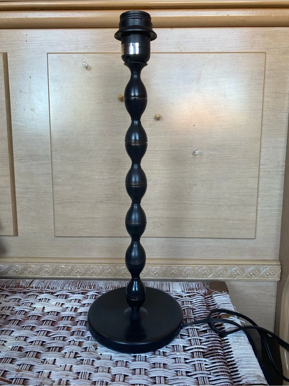 Vintage IKEA Copper Bobbin Table Lamp - 18